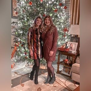 Ali and Jay Sequin Dress